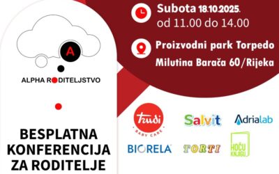 Obavijest roditeljima: Besplatna konferencija o suvremenom odgoju u Rijeci: Alpha roditeljstvo 2025.