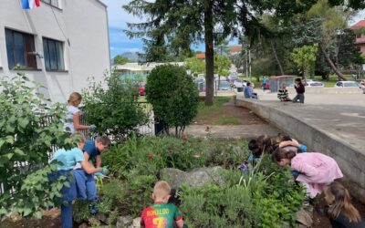 Vrijedne ručice u školskom dvorištu