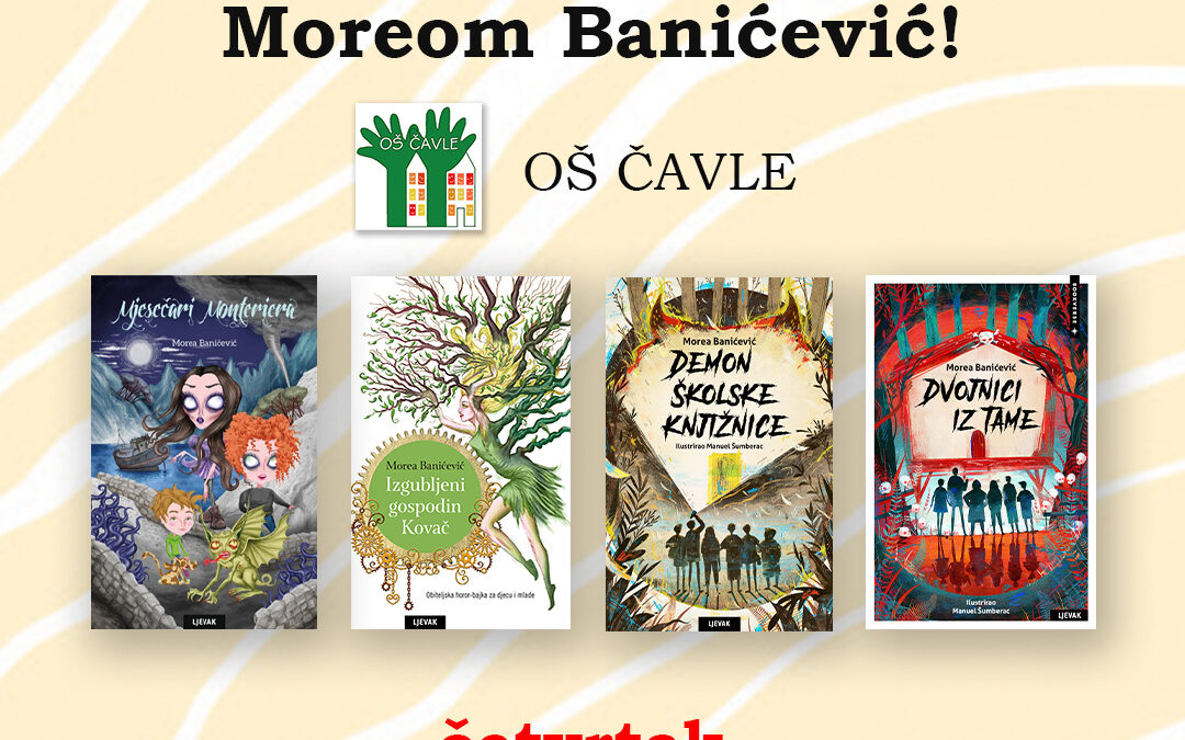 Najava književnog susreta s Moreom Banićević