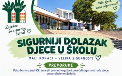 Letak za sigurniji dolazak učenika u školu